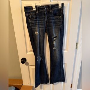American Eagle Kickboot Blue Jeans Women’s Size 6